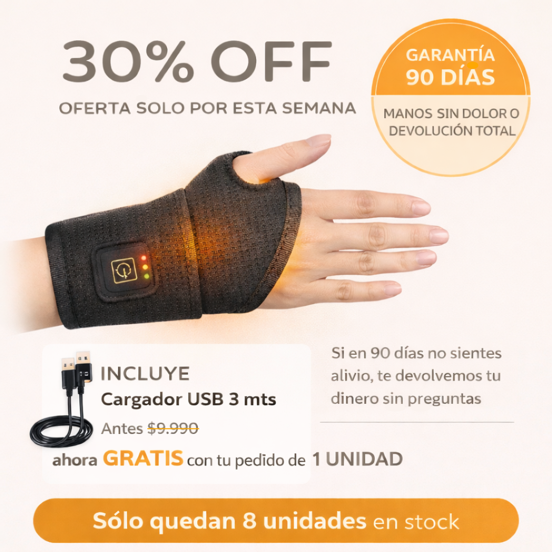 Heat Wrist™ - Muñequera térmica con tecnología MultiCalor