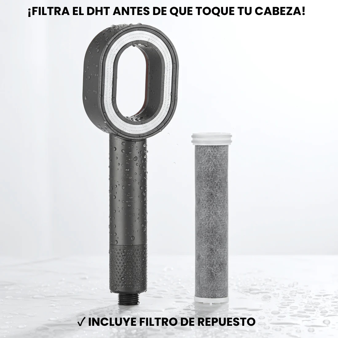 Cabezal Ducha Anti-DHT ApexFollix™ — Filtra Disparadores de DHT