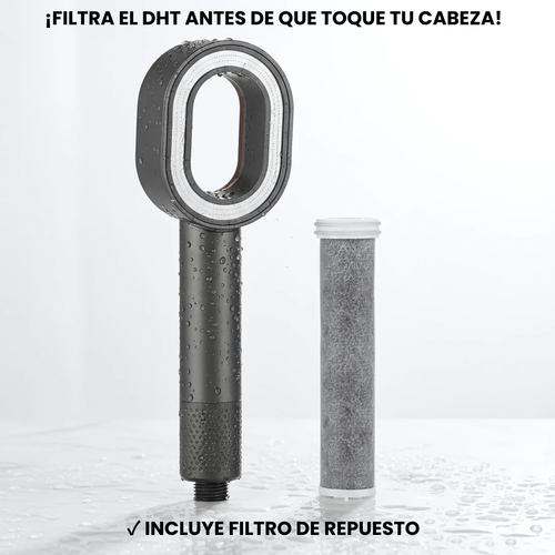 Cabezal Ducha Anti-DHT ApexFollix™ — Filtra Disparadores de DHT