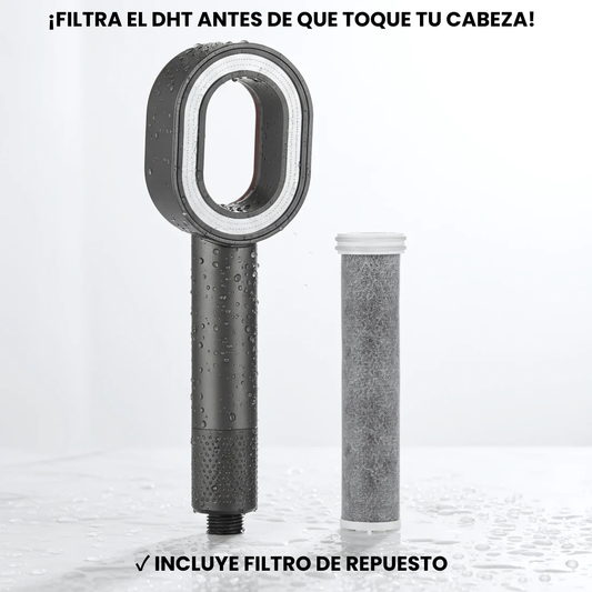 Cabezal Ducha Anti-DHT ApexFollix™ — Filtra Disparadores de DHT